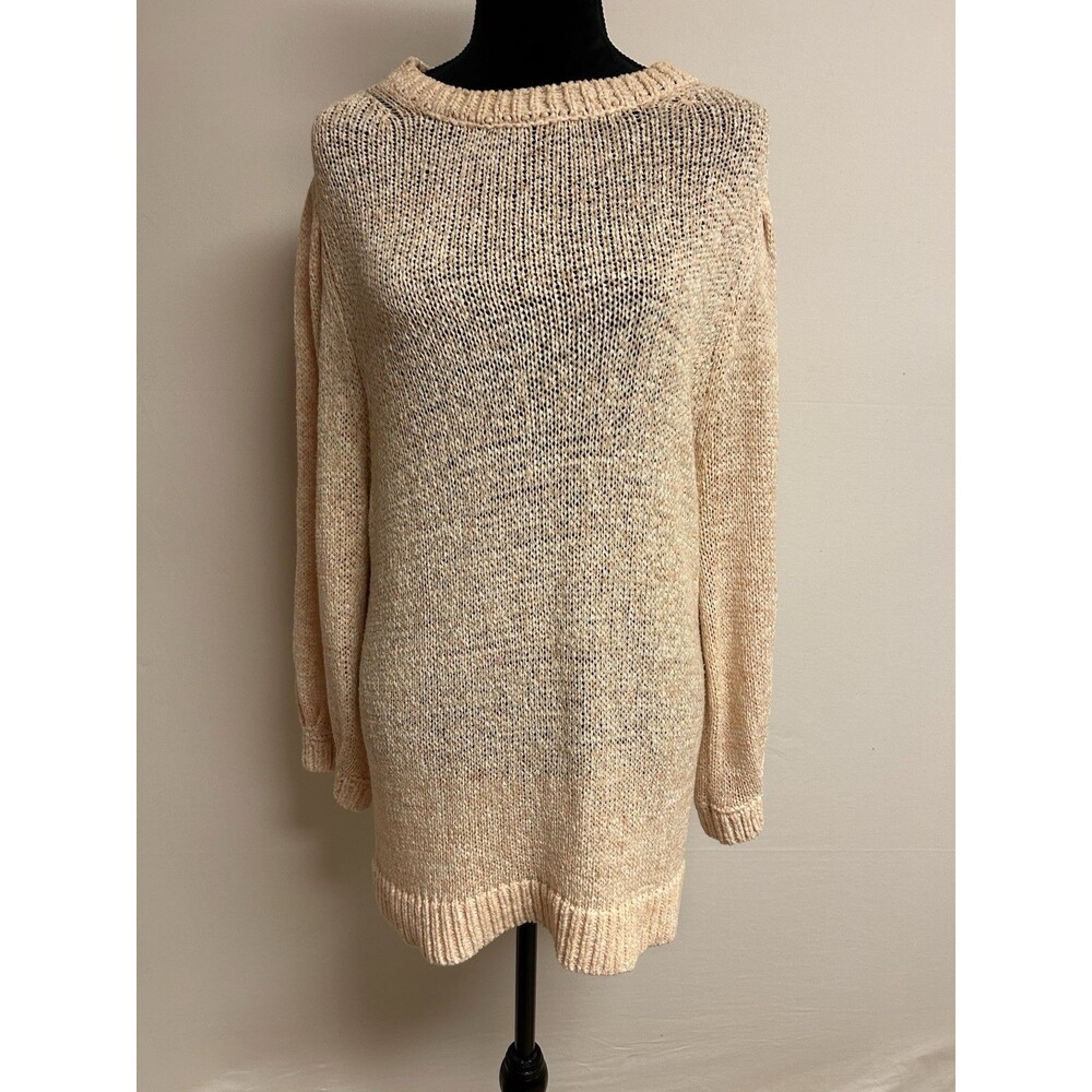 Ann Taylor Womens Sz XXL Pink Sweater Crew Neck Long Sleeve